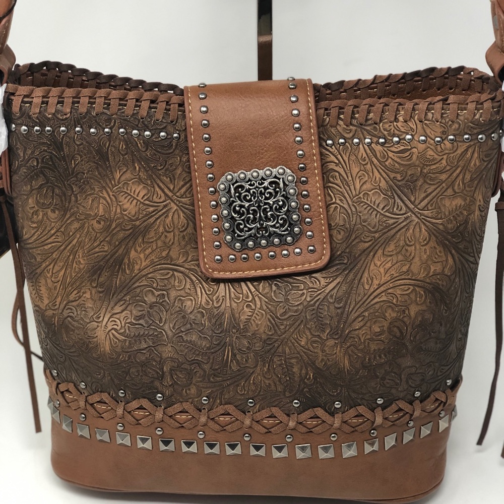 Montana West Embossed Collection Hobo - Picture 3 of 6